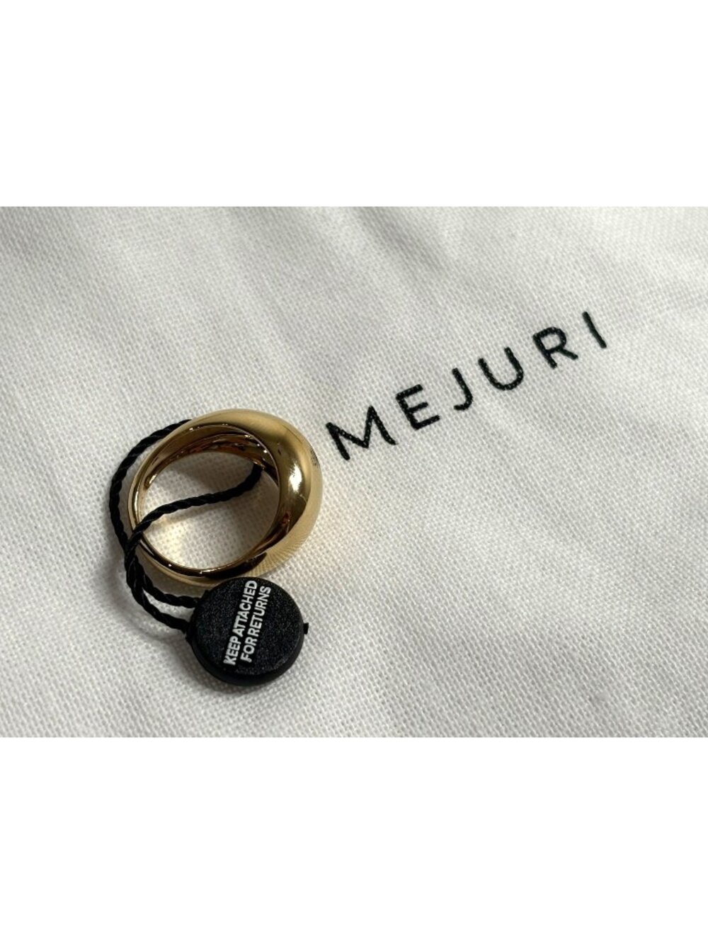 Mejuri Dome Ring in 18k Gold Vermeil